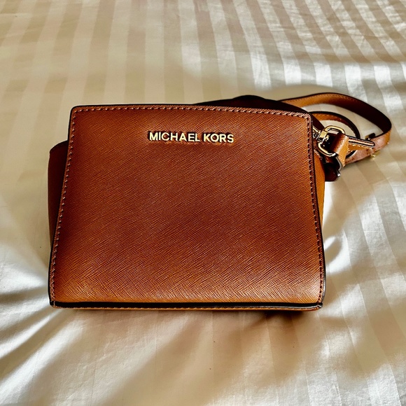 Michael Kors Bags Michael Kors Mini Selma Crossbody Bag Luggage
